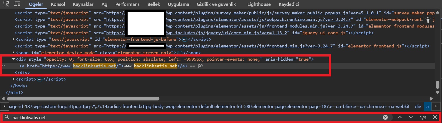 Chrome Javascript Hacklink Görüntüleme.jpg